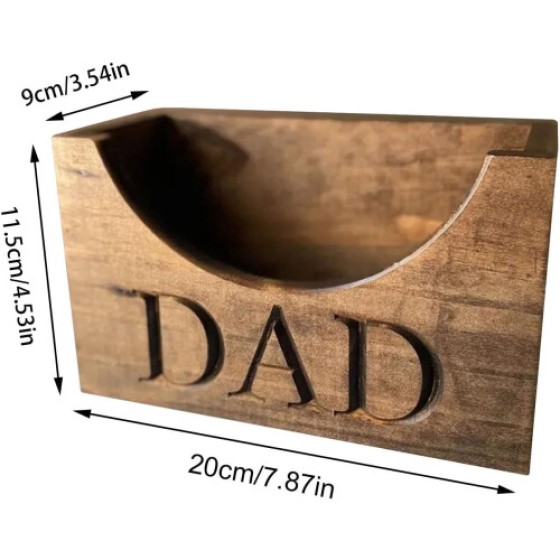 Wooden baseball cap box, Father's Day cap box, wooden hat storage box, hat display cabinet, living room decoration, wood color